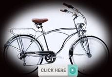 Beach cruiser bike ARS-2619S-1